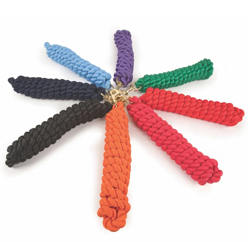 Shires Extra Long Lead Rope Purple