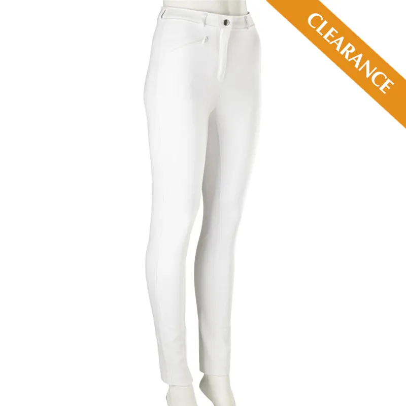 Legacy Equestrian Ladies Plain Jodhpurs White