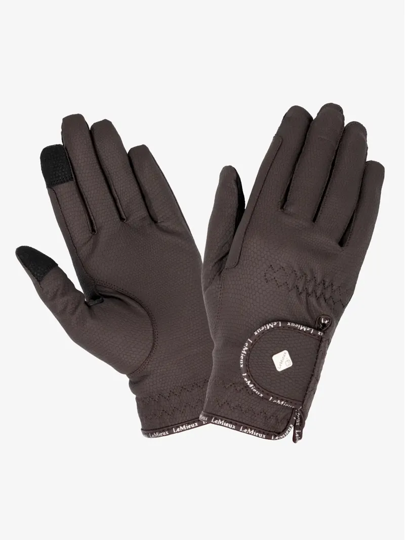 LeMieux Classic Riding Gloves Brown