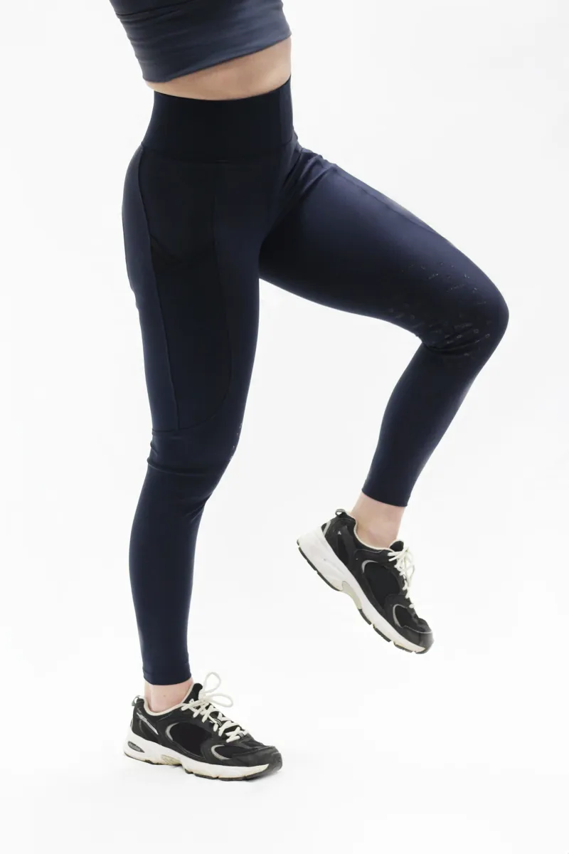 Evoke Performance Riding Leggings Navy-2