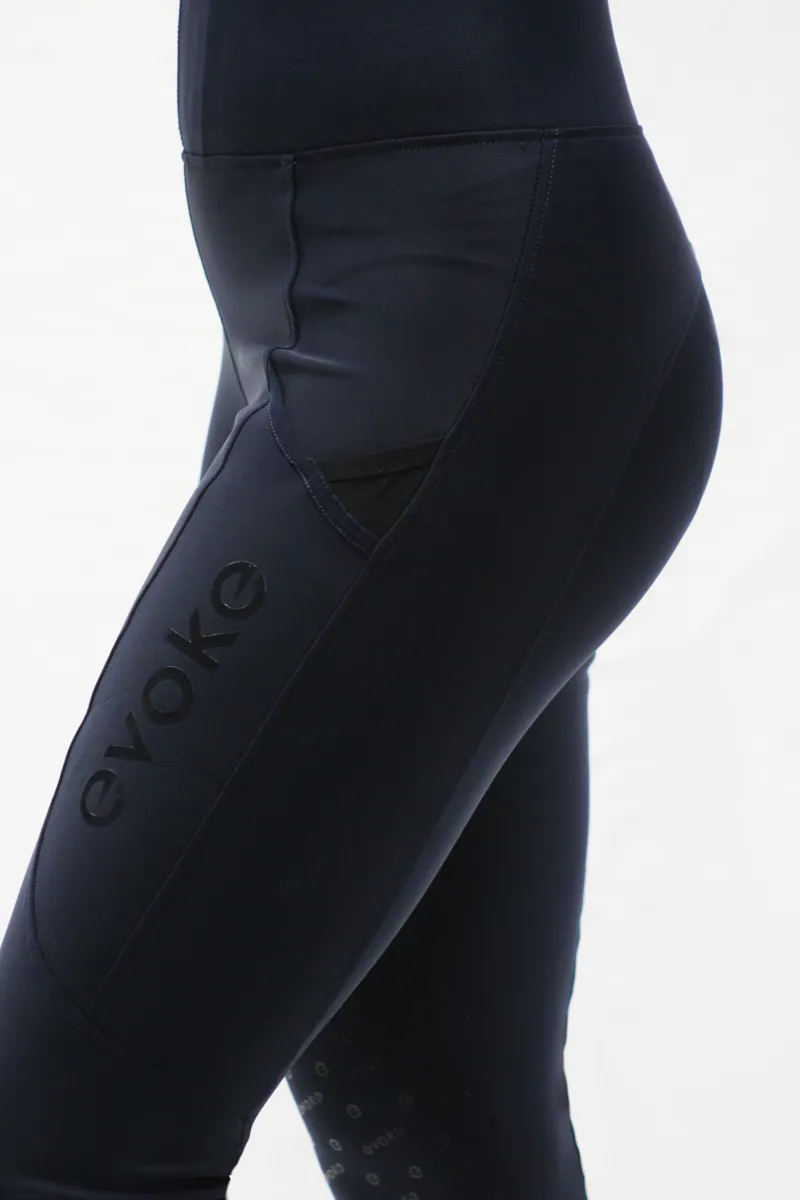 Evoke Performance Riding Leggings Navy-3