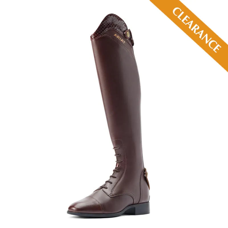 Ariat Ladies Palisade Ellipse Tall Riding Boot Mahogany/Rust Cobra