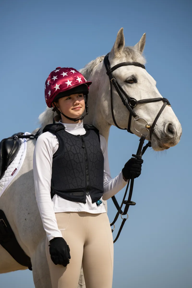 Racesafe Young Rider HX3 Black-4