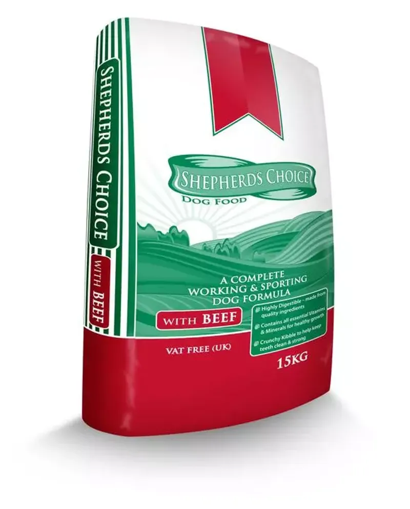 Shepherds Choice Working and Sporting Dog Beef 15kg