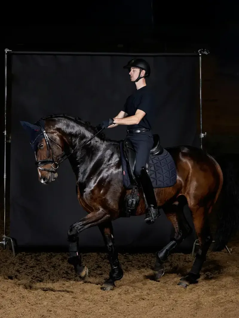 LeMieux ProForm Moulded Dressage Pad Navy Large-3