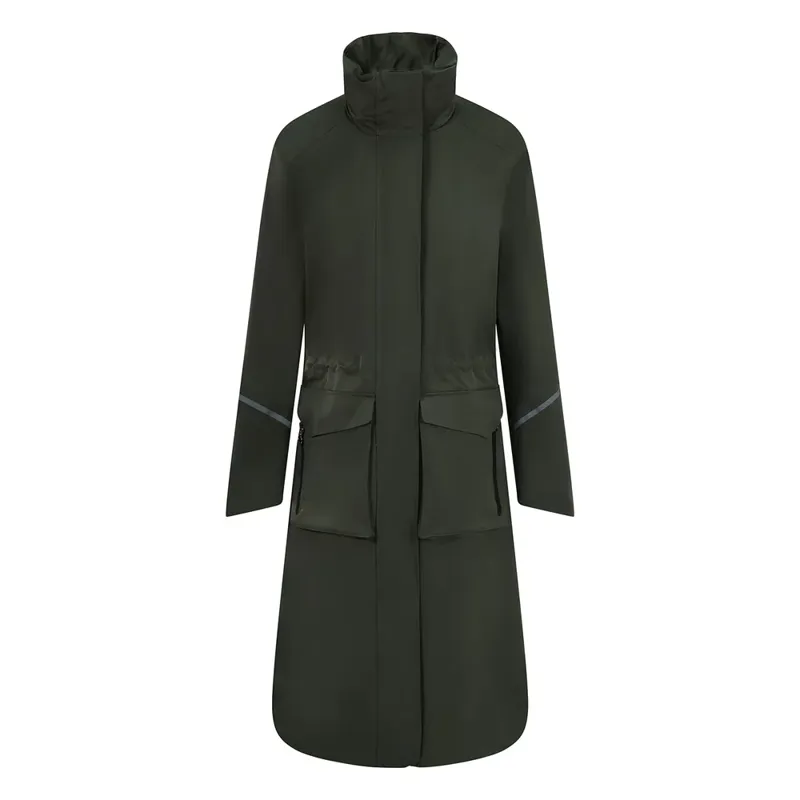 Equetech Ladies Utopia Luxe Waterproof Riding Coat Alpine Green