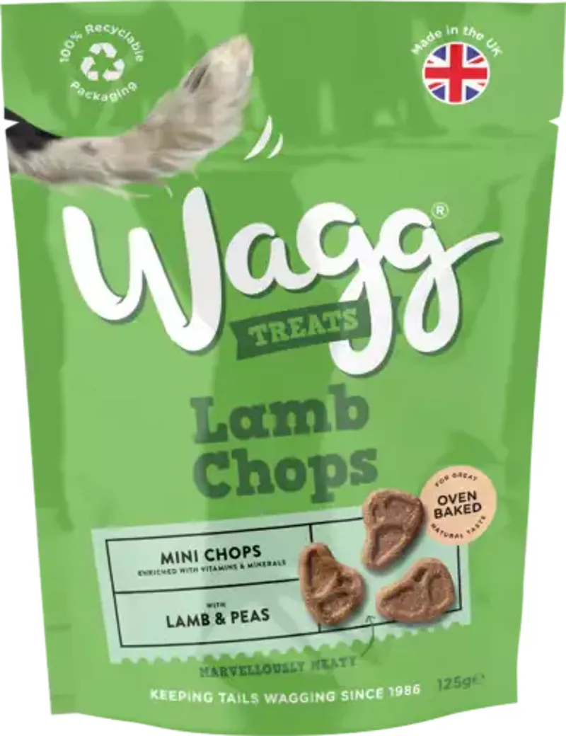 Wagg Lamb Chop Treats 125g
