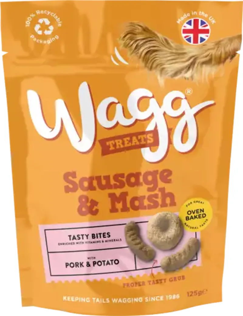 Wagg Sausage and Mash Treats 125g