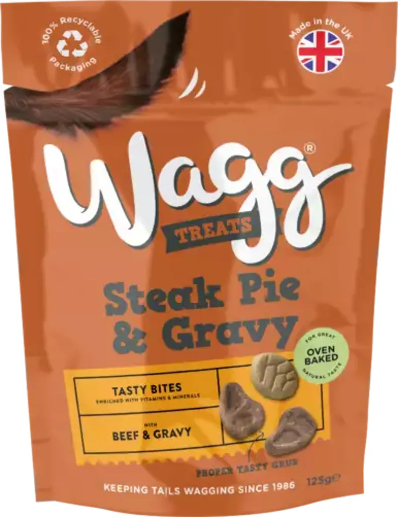 Wagg Steak Pie and Gravy Treats 125g