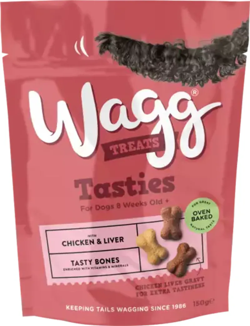 Wagg Tasty Bones Treats 125g