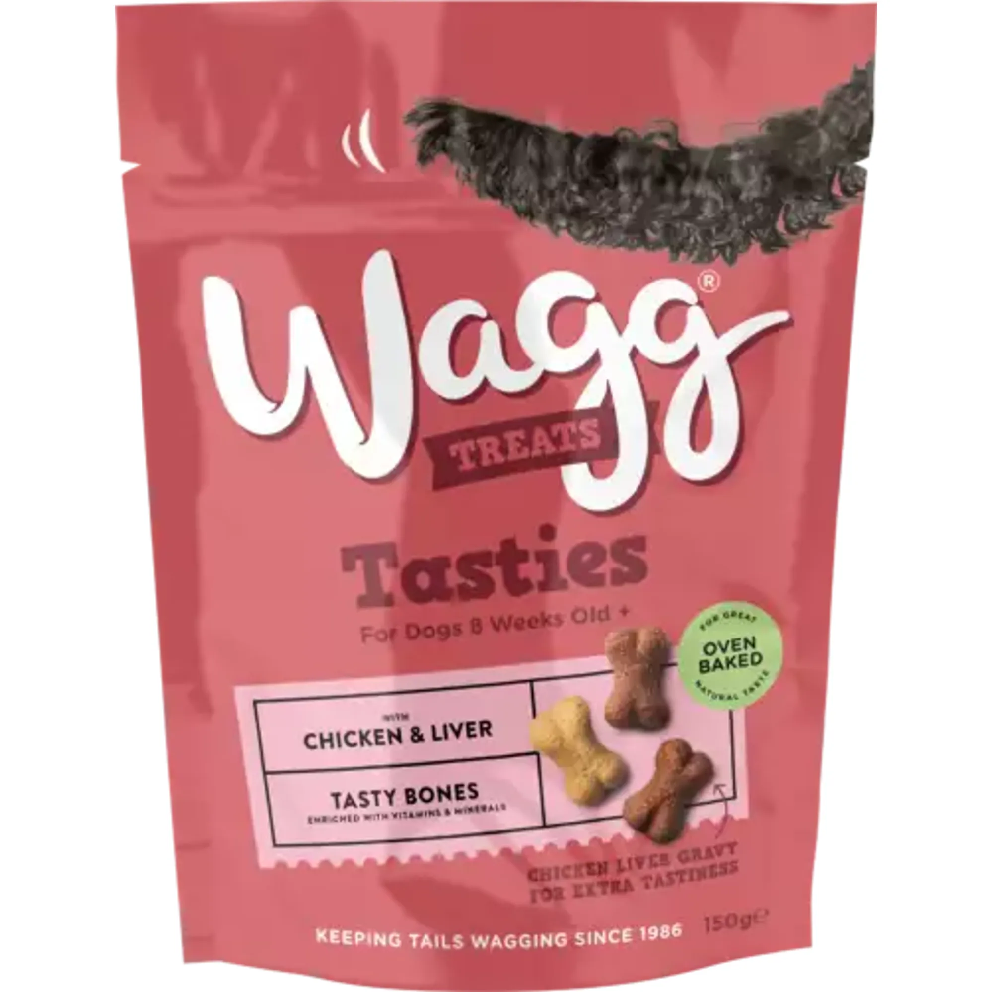 Wagg Tasty Bones Treats 125g