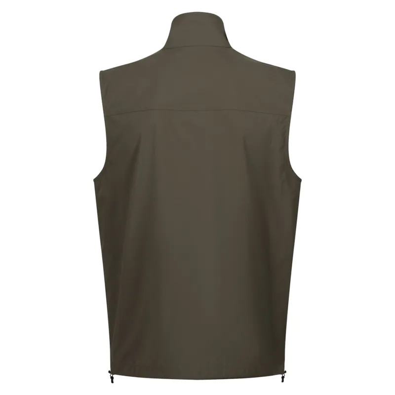 Regatta Mens Travel Packaway Gilet Dark Khaki-1