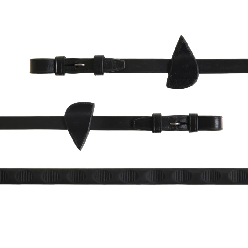 Country Direct Thumb Grip Reins Black
