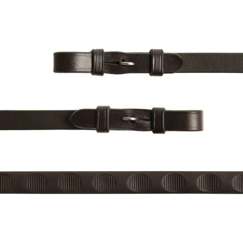Country Direct Thumb Grip Reins Brown
