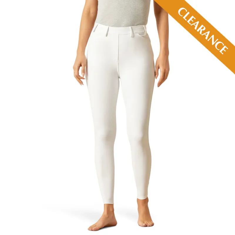 Ariat Ladies Tri Factor Full Seat Tights White